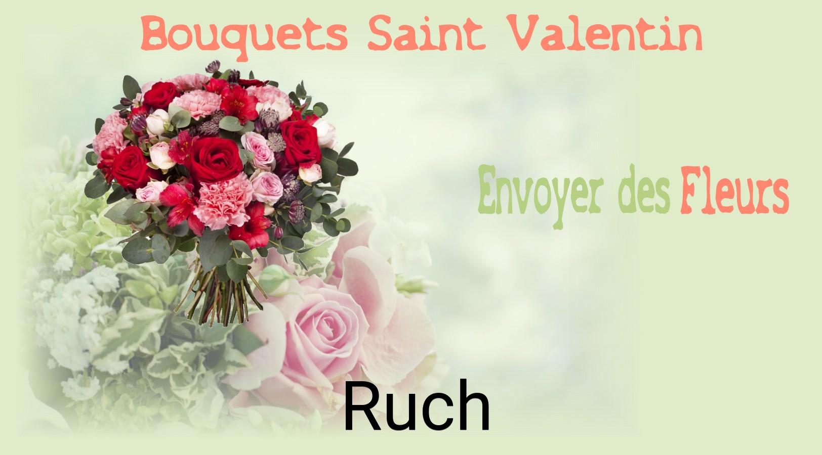 Roses de Saint-Valentin livrées à Ruch